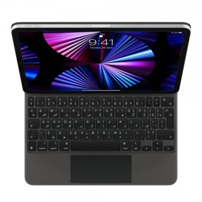 Green Lion Magic Keyboard for iPad 12.9&Prime; ( Arabic/English ) 500mAh &ndash; Black
